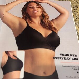 New with tags Shapemint truekind Black supportive Wireless shaping Everyday Bra